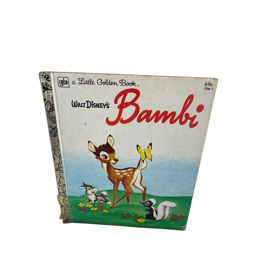 A Little Golden Book-Walt Disney's Bambi VINTAGE